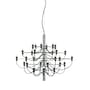 Sospensione 2097 grigio argento metallo / 30 lampadine smerigliate INCLUSE - Ø 88 cm - Flos