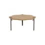 Vague by Uchronia Coffee table natural wood / Ø 80 x H 43 cm - Solid oak - TIPTOE