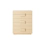 Comò Spacious legno beige / L 80 x P 40,5 x H 98 cm - HK LIVING