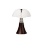 Lampe de table Minipipistrello LED bronze / H 35 cm - Gae Aulenti, 1965 - Martinelli Luce
