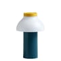Lampe extérieur sans fil rechargeable PC Portable plastique bleu vert / Pierre Charpin - Hay