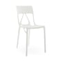 A.I. Lite Stacking chair plastic material white / Designed by artificial intelligence - Recycled - Kartell