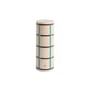 Candela a blocco Column cera multicolore / Ø 9 x H 25 cm - Hay
