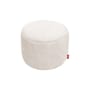 Pouf Point Cord tessuto bianco / Velluto - Ø 50 cm / 100% riciclato - Fatboy