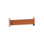 Scaffale Pli metallo rosso / L 60 x P 15 cm - TIPTOE