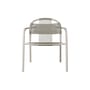 Cleo Stackable Lounge chair with armrests plastic material beige / Polypropylene rope - Vincent Sheppard