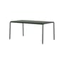 Tavolo rettangolare Panorama metallo verde / 160 x 90 cm - 6 posti - TIPTOE