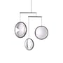 Pendelleuchte Focus X3 metall schwarz / LED – L 99 x H 103 cm - DCW éditions
