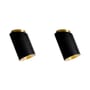  Promo pack metal black / Set 2 Ceiling lights Tobo C 85 - Ø 8.5 x H 14.6 cm - DCW éditions