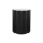 Colonna Stool plastic material black H 46 x Ø 34,5 cm - By Ettore Sottsass - Kartell