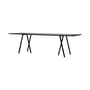 Table rectangulaire Loop  / L 180 cm - Stratifié finition linoleum - Hay