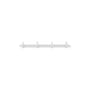Hoop Wall coat rack wood white / 4 hooks - Normann Copenhagen