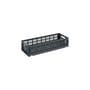 Colour Crate MINI Basket plastic material grey Oblong / 13 cm x 34.5 cm - Hay