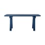 Porir Bench wood blue / L 100 cm - Reclaimed wood - Bloomingville