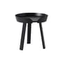 Couchtisch Around Small holz schwarz Klein - Ø 45 x H 46 cm - Muuto