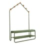Funambule Hall stand metal green / W 113 x D 47.5 x H 180 cm - Bench & Coat stand - Fermob
