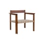 Symmetry Low armchair natural wood - Frama 