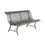 Banc avec dossier Louisiane métal vert gris / L 150 cm - Métal - Fermob