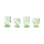 Bicchiere da vino  vetro verde di Nienke Sikkema / Set di 4 - HK LIVING