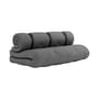 Divano da giardino modulare Buckle Up Outdoor tessuto grigio / L 140 cm - Lettino da sole e Letto supplementare - KARUP