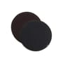 Coussin d'assise Seat Dots tissu marron noir / Ø 38 cm - Réversible - Vitra