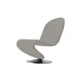 Fauteuil bas 123 tissu gris beige / Exclusivité web - Verpan
