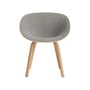 Fauteuil rembourré Mat / Chanvre - Pieds hêtre - Normann Copenhagen