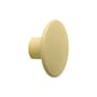 Patère The Dots Wood Small bois jaune / Ø 9 cm - Muuto