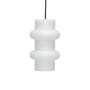 Suspension Pilule Pendule Double verre blanc / Ø 15 x H 25 cm - HÜBSCH