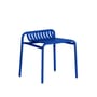 Tabouret Week-End métal bleu / Aluminium - Petite Friture