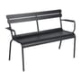 Banc avec dossier Luxembourg   / 2 places - L 131 cm - Fermob