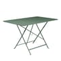 Klapptisch Bistro metall grün / 117 x 77 cm - 6 Personen - Sonnenschirmloch - Fermob