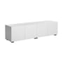 Quaderna 756 Dresser plastic material white / W 204 x H 54 cm - Superstudio, 1972 / Laminated Mdf plastic - Zanotta
