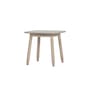David End table ceramic grey natural wood / Ceramic & aged teak - 41 x 41 cm - Vincent Sheppard