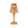 Lampe extérieur sans fil rechargeable Battery LED orange / Ø 12 x H 26 cm - Recyclé - Kartell