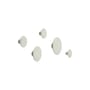 Set de 5 patères The Dots Wood / Bois - Différents diamètres - Muuto
