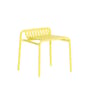Week-End Stool metal yellow / Aluminium - Petite Friture