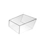 Table basse Wireframe verre noir transparent / 75 x 87 cm - Piero Lissoni, 2011 - Glas Italia