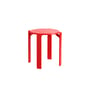 Tabouret empilable Rey bois rouge / By Bruno Rey x Dietiker, 1971 - Bois - Hay