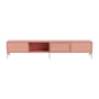 Meuble TV Octave VII bois rose / Avec pieds - L 183,6 x P 30 x H 36,6 cm - MONTANA