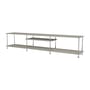 niedrige Konsole Montana Free 111010 holz grau / B 203,4 x T 38 x H 41,7 cm - MONTANA