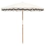 The Amalfi Riviera Parasol textile white / Ø 230 cm - BUSINESS & PLEASURE