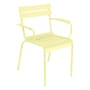 Fauteuil empilable Luxembourg Bridge métal jaune - Fermob