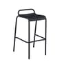 Tabouret de bar Luxembourg métal noir / Aluminium - H 78 cm - Fermob