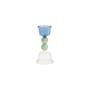 Bougeoir Perle Medium verre multicolore / H 12 cm - & klevering