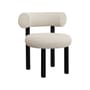 Chaise rembourrée Fat Dining / Tissu Elle Sahco - Tom Dixon