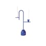Kerzenleuchter Blue Small metall blau / L 26 x H 43 cm - Metall - Cappellini