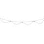 Spline LED Outdoor luminous garland textile orange / 4.5 Metres - Petite Friture