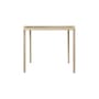 quadratischer Tisch Dapple metall beige / Gelocht - 80 x 80 cm - Ferm Living