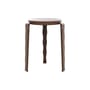Lou Vague by Uchronia Stackable stool wood brown / Monochrome Beechwood - TIPTOE